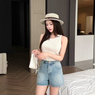 샤넬 2026SS 신상 데님 숏 팬츠