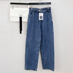 샤넬 26ss 더블 C 카고 데님 팬츠