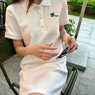 디올 2026SS 신상 카라 반팔 원피스