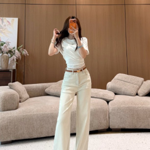 에르메스 26 신상 벨트 데님 팬츠