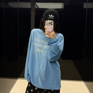 아미 26ss 1996 레터링 긴팔