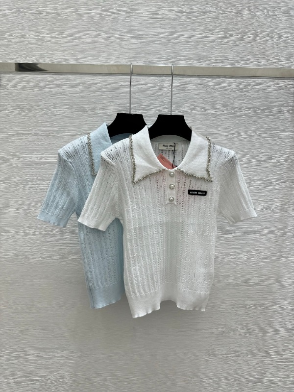 미우미우 봄여름 신상 카라 반팔