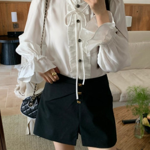 셀린느 26ss 자수 스커트 팬츠