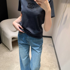 샤넬 26C 라운드 반팔 티셔츠