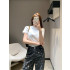 샤넬 26C 라운드 반팔 티셔츠