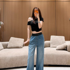 알렉산더왕 26 신상 데님 밴딩 팬츠