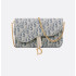 디올 새들 미디엄 체인 파우치