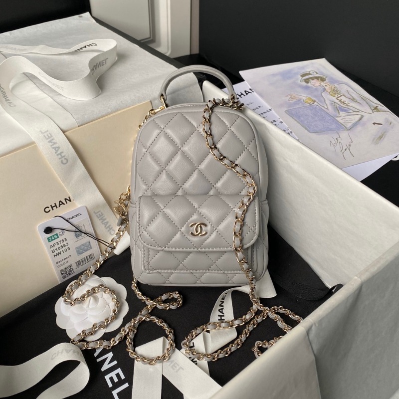 샤넬 25C 소가죽 백팩