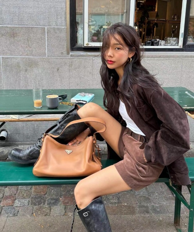 프라다 에메 라지 숄더백