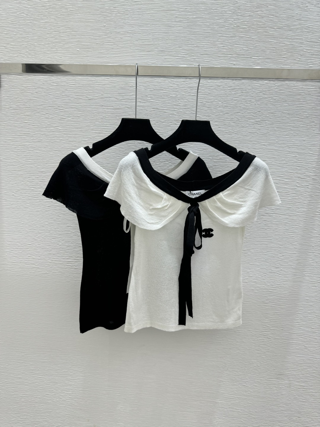 샤넬 봄 여름 신상 리본 반팔
