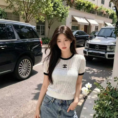 샤넬 봄 여름 신상 니트 반팔