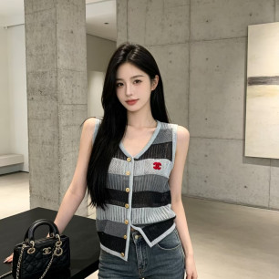 샤넬 봄여름 신상 니트 반팔