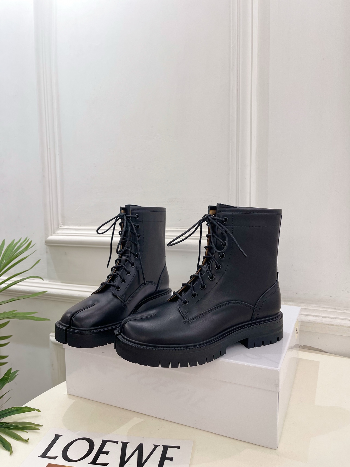 마르지엘라 26SS 신상 타비 플랫폼 부츠 3cm