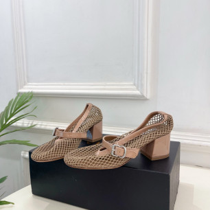 알라이아 26SS 피시넷 메쉬 펌프스 5.5cm