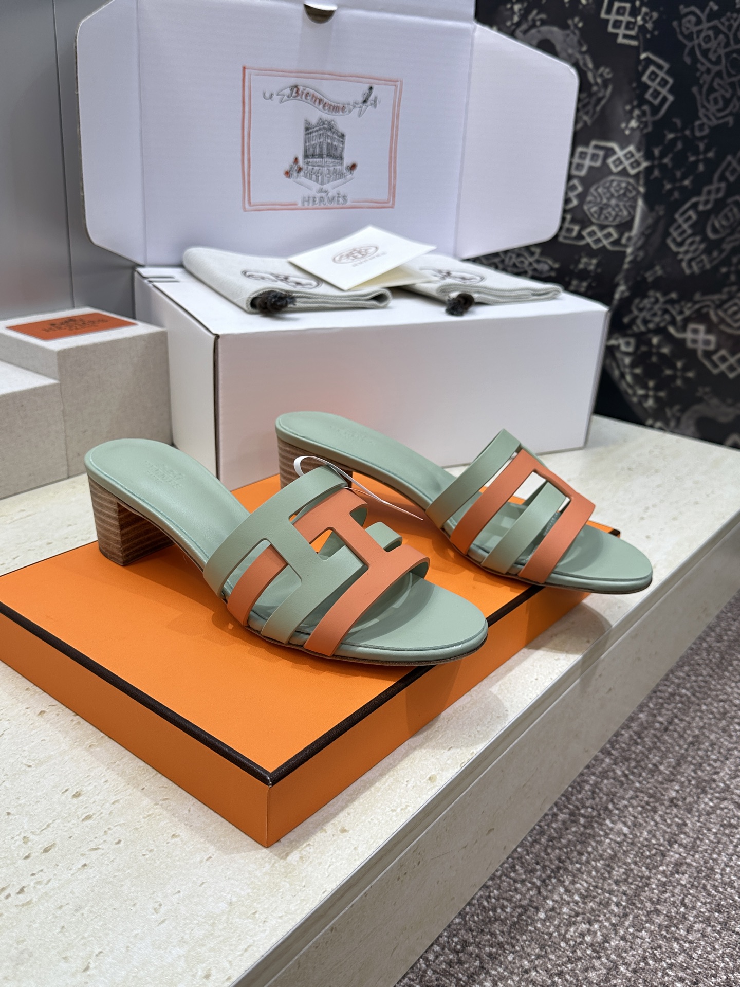 에르메스 2026 봄 여름 힐 샌들 4.5cm