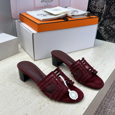 에르메스 2026 봄 여름 Oran 힐 샌들 4.5cm