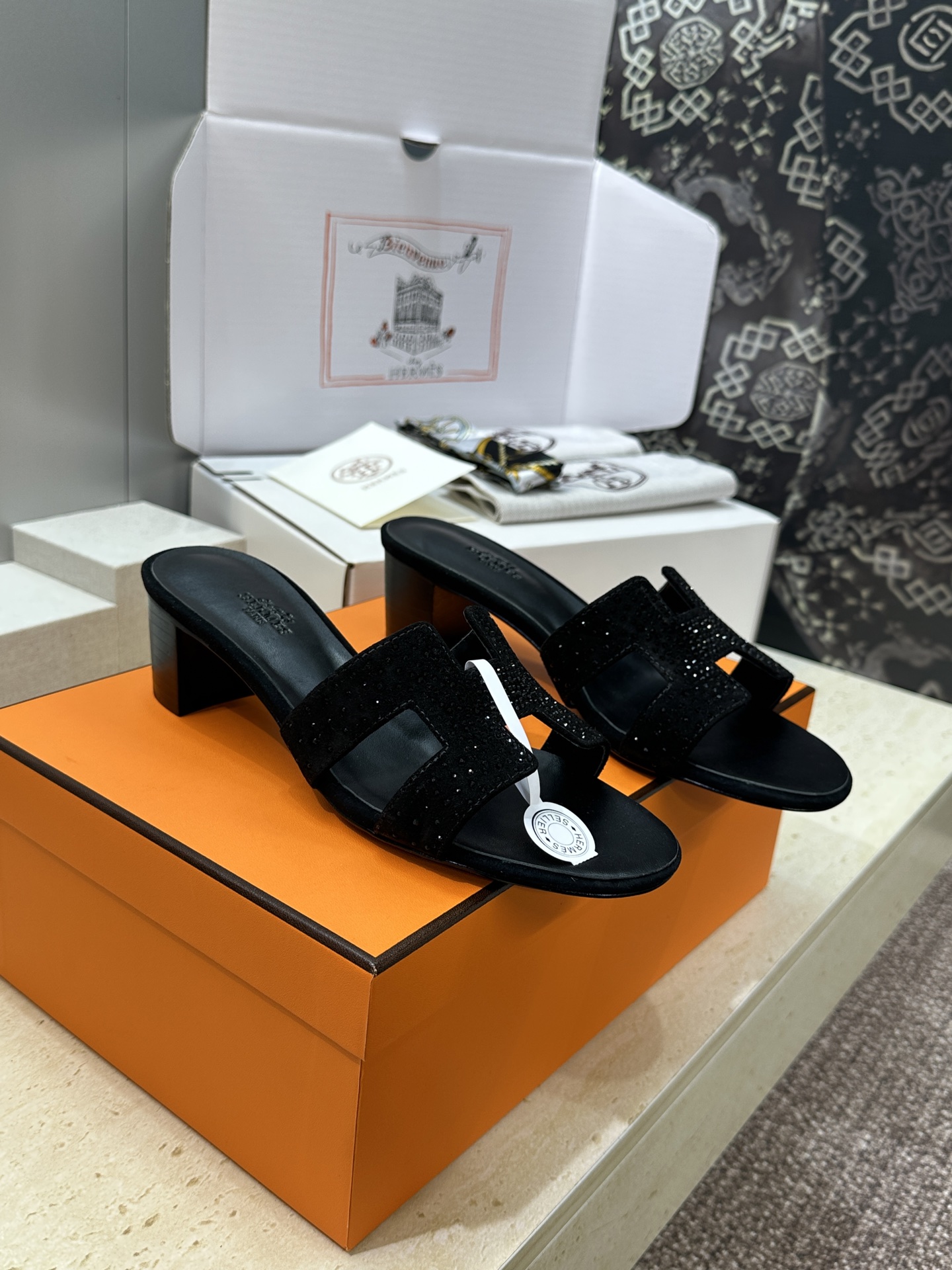 에르메스 2026 봄 여름 Oran 힐 샌들 4.5cm