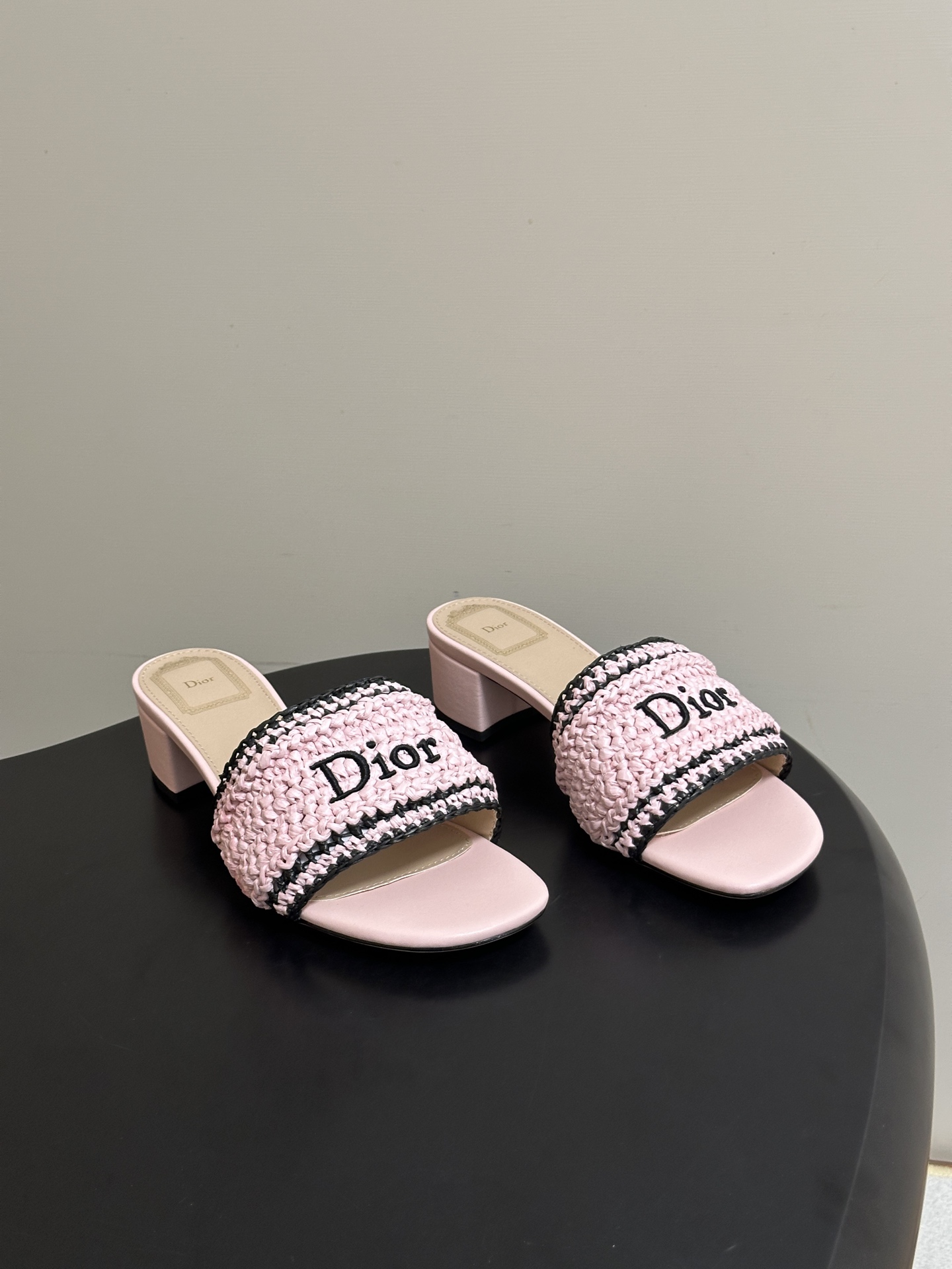 디올 디올리비에라 힐 샌들 4cm