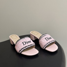 디올 디올리비에라 힐 샌들 4cm