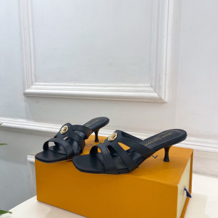 루이비통 26SS 레터 버클 키튼힐 뮬 5.5cm