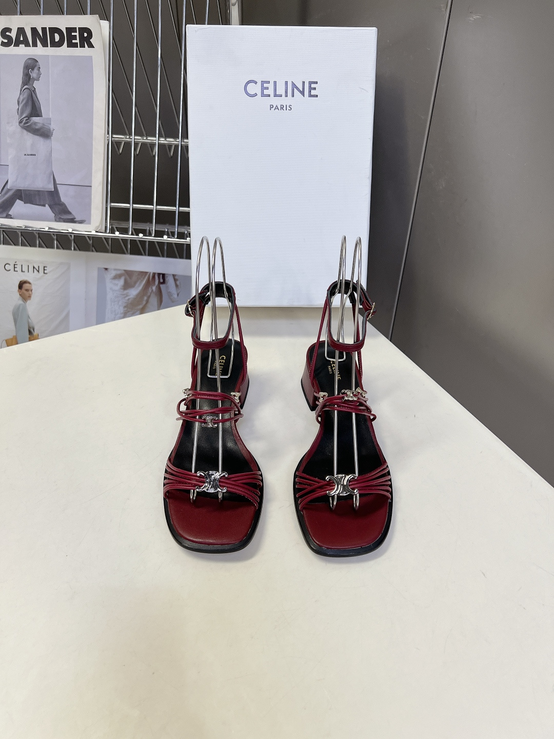 셀린느 클레망스 힐 샌들 4cm