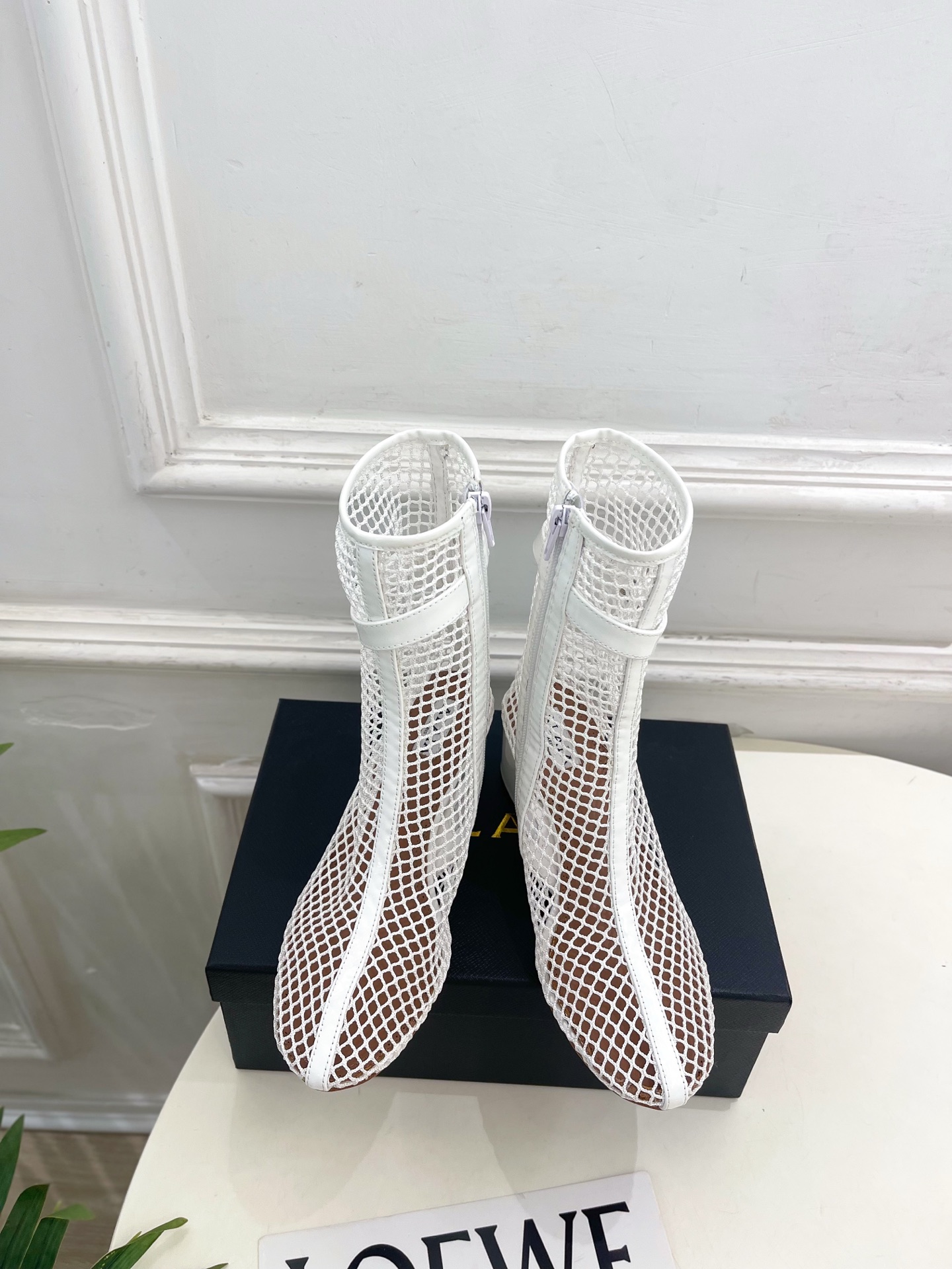 알라이아 26SS 신상 피시넷 부츠 5.5cm