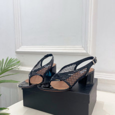 알라이아 26SS 신상 피시넷 힐 샌들 5.5cm