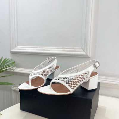 알라이아 26SS 신상 피시넷 힐 샌들 5.5cm