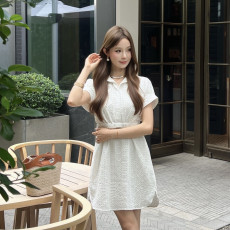 펜디 26 신상 플라워 펀칭 원피스