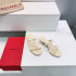 페라가모 리본 T스트랩 키튼힐 샌들 4cm