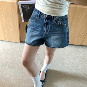 로에베 26 워싱 데님 숏 팬츠