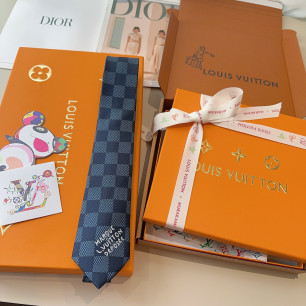 루이비통 Damier 패턴 넥타이