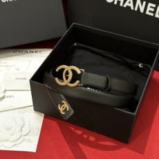 CHANEL 샤넬 CC로고 레더 벨트 (해외최상급)