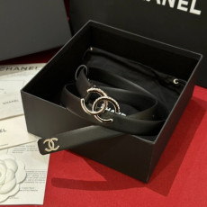 CHANEL 샤넬 CC로고 레더 벨트 (해외최상급)