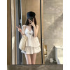 미우미우 26 레이스 자수 나시