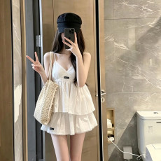 미우미우 26 레이스 자수 나시