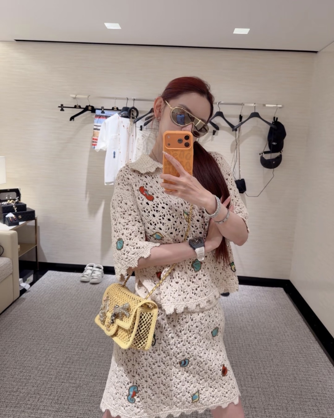 샤넬 26 신상 펀칭 니트