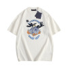 루이비통 x nigo 레터링 프린트 자수 반팔티