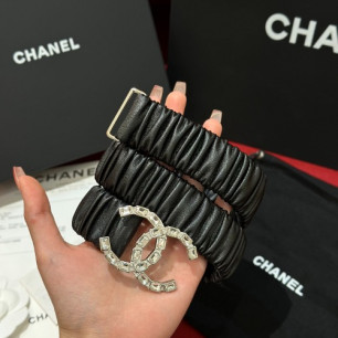 CHANEL 샤넬 CC로고 레더 벨트 (해외최상급)