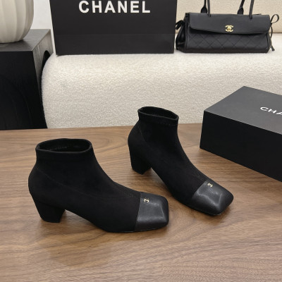 샤넬 2026 청키힐 앵클부츠 5.5cm