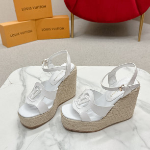 루이비통 이솔라 웨지 샌들 12cm
