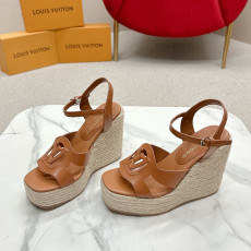 루이비통 이솔라 웨지 샌들 12cm