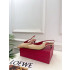 발렌티노 26SS 미니 메탈 V 버클 슬링백 3.5cm