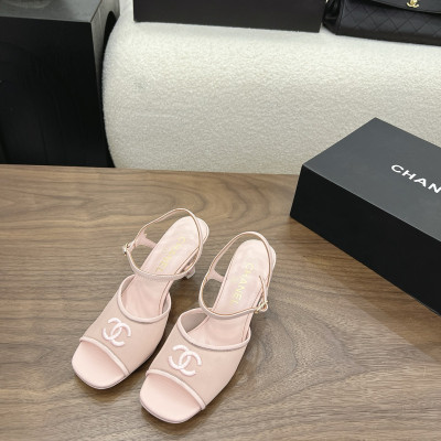 샤넬 26B 메시 힐 샌들 7cm