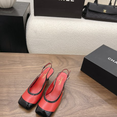 샤넬 26B 스퀘어 토 슬링백 5.5cm