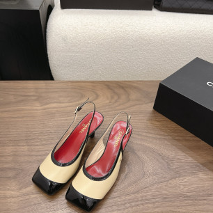 샤넬 26B 스퀘어 토 슬링백 5.5cm