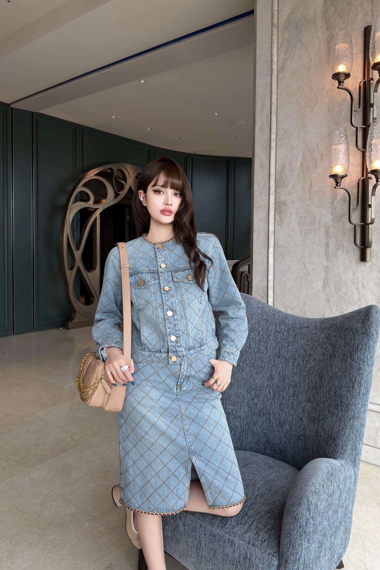 샤넬 2026FW 신상 데님 세트