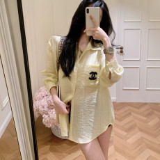 샤넬 26 더블 C 자수 셔츠