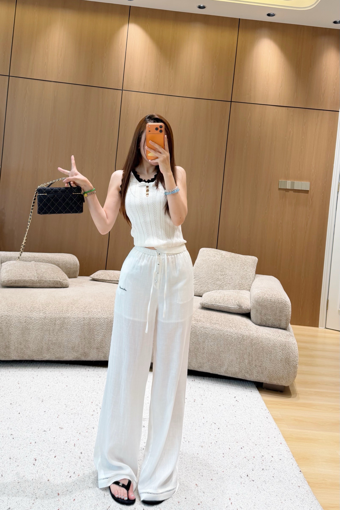 샤넬 26 봄여름 신상 린넨 팬츠