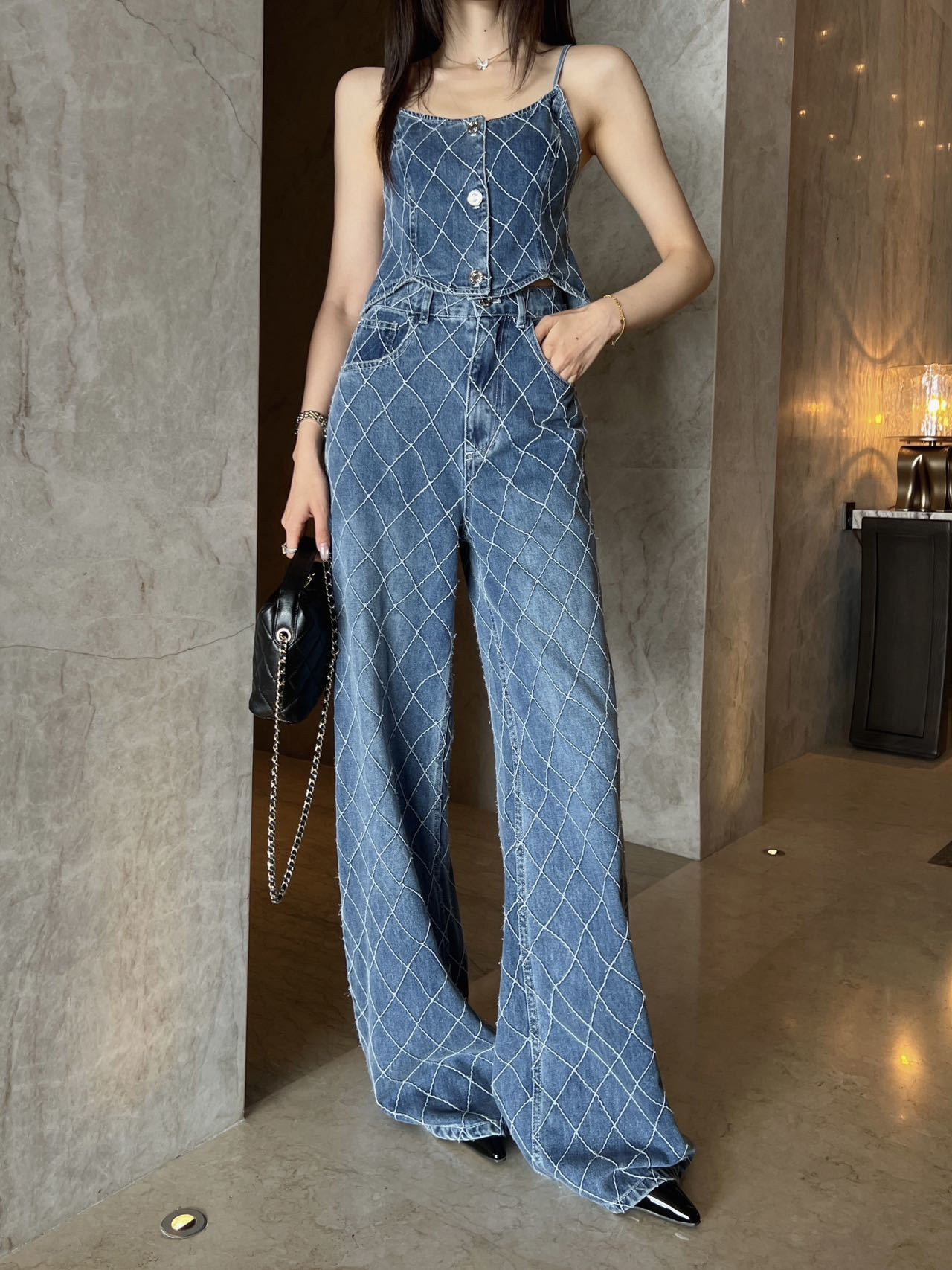 샤넬 2026FW 신상 데님 세트